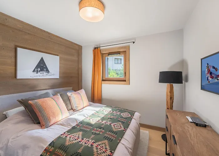 Lumineux Avec Spa, Piscine Et Sauna Pour 7 Personnes Near - Fr-1-569-132 * Megève