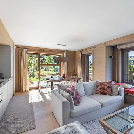 Lumineux Avec Spa, Piscine Et Sauna Pour 7 Personnes Near - Fr-1-569-132 Apartment Megeve
