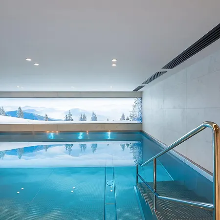 Lumineux Avec Spa, Piscine Et Sauna Pour 7 Personnes Near - Fr-1-569-132 Lägenhet Megève